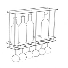 Ladda upp bild till gallerivisning, Cantinetta vinglashylla