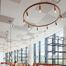 Ladda upp bild till gallerivisning, Star lampa rund i koppar