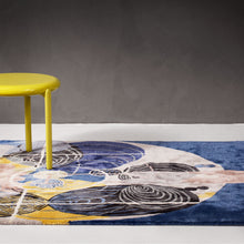 Ladda upp bild till gallerivisning, Hilma af Klint matta blå från ASPLUND