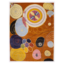 Ladda upp bild till gallerivisning, Hilma af Klint matta orange från ASPLUND