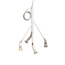 Ladda upp bild till gallerivisning, Taklampa Kvist i vit metall