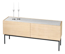 Ladda upp bild till gallerivisning,  Carrara Marble / White Stained Oak / Char Grey