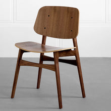 Ladda upp bild till gallerivisning, Søborg stol i lackad valnöt