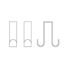 Ladda upp bild till gallerivisning, Krokar i mässing