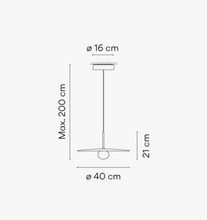 Ladda upp bild till gallerivisning, Mått för taklampan Tempo från Vibia