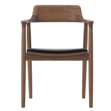 Ladda upp bild till gallerivisning, Walnut Black Leather