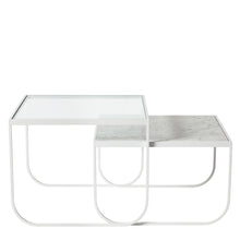 Ladda upp bild till gallerivisning, White / Glas / Carrara Marble