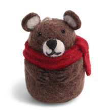 Ladda upp bild till gallerivisning, Brown Bear Julgransdekoration
