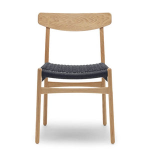 CH23 Chair - svart papperssnöre