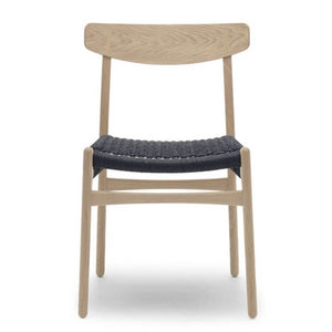 CH23 Chair - svart papperssnöre