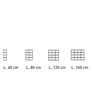 Krossing Midi hyllsystem - Tubes höjd 25 cm