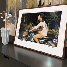 Load image into Gallery viewer, Mick On Bike - Dominique Tarle
