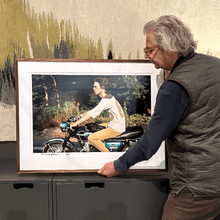 Load image into Gallery viewer, Mick On Bike - Dominique Tarle
