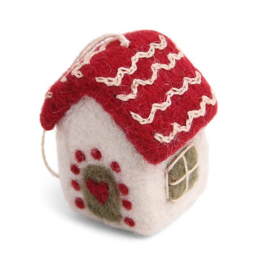 Mini X-mas House Julgransdekoration