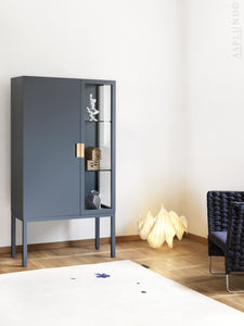 Frame Semi Cabinet och mattan Bluebell